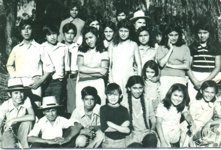 Paseo de fin de año, 7° Año B, Escuela 37 de Tulahuén, con el Profesor jefe Daniel Valenzuela (Donante: Daniel Valenzuela).